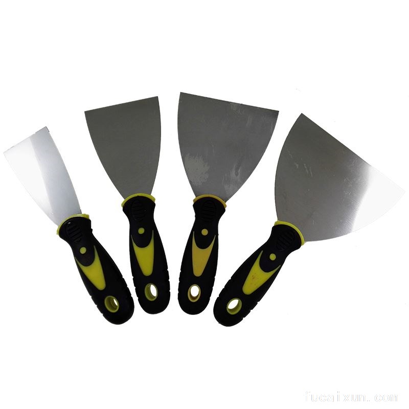 双色柄镜面抛光油灰刀 铲刀 灰刀 瓦工刀